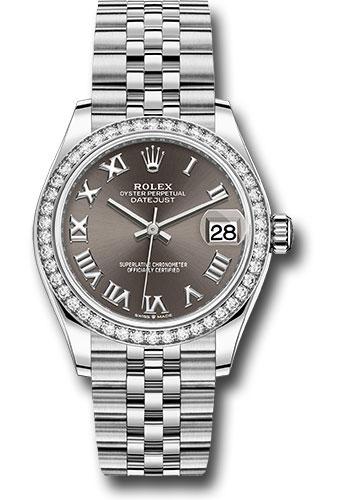 Pre-owned Rolex Steel and White — 278384RBR