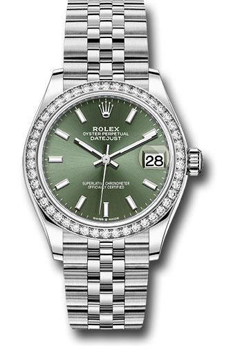 Pre-owned Rolex Steel and White — 278384RBR