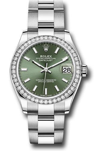 Pre-owned Rolex Steel and White — 278384RBR