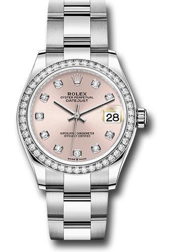 Pre-owned Rolex Steel and White — 278384RBR