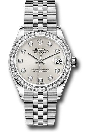 Pre-owned Rolex Steel and White — 278384RBR