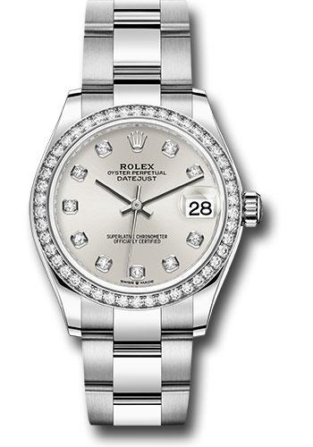 Pre-owned Rolex Steel and White — 278384RBR