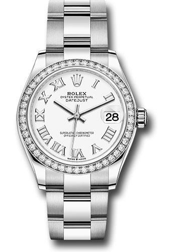 Pre-owned Rolex Steel and White — 278384RBR