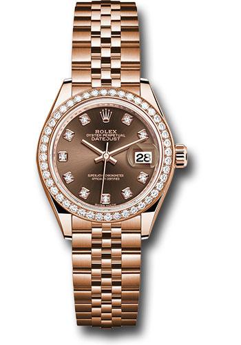 Pre-owned Rolex Everose Gold Lady-Datejust — 279135RBR