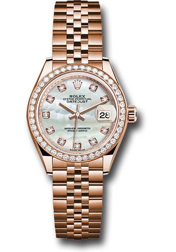 Pre-owned Rolex Everose Gold Lady-Datejust — 279135RBR