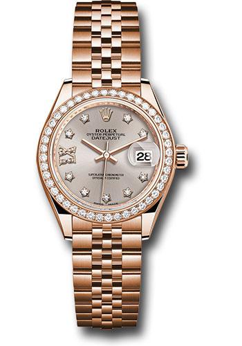 Pre-owned Rolex Everose Gold Lady-Datejust — 279135RBR