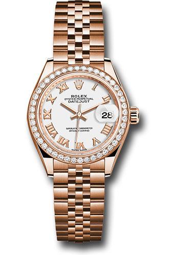 Pre-owned Rolex Everose Gold Lady-Datejust — 279135RBR