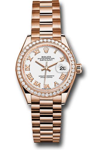 Pre-owned Rolex Everose Gold Lady-Datejust — 279135RBR