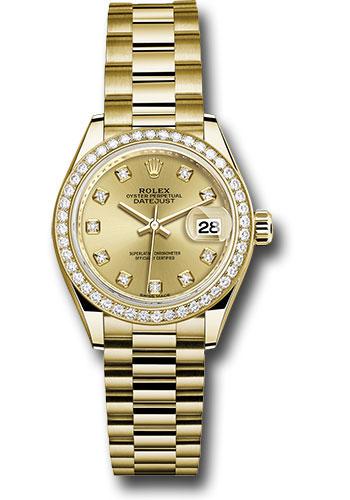 Pre-owned Rolex Yellow Gold Lady-Datejust — 279138RBR