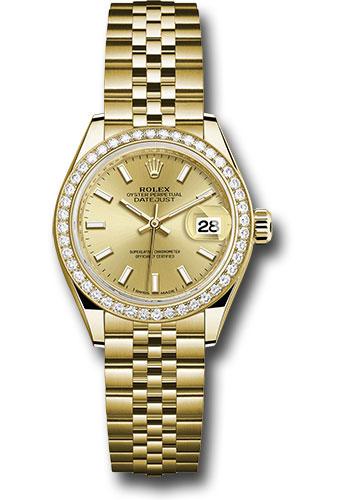 Pre-owned Rolex Yellow Gold Lady-Datejust — 279138RBR