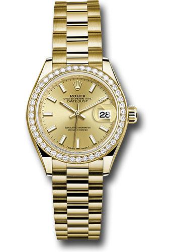Pre-owned Rolex Yellow Gold Lady-Datejust — 279138RBR