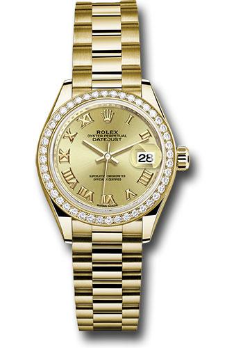 Pre-owned Rolex Yellow Gold Lady-Datejust — 279138RBR