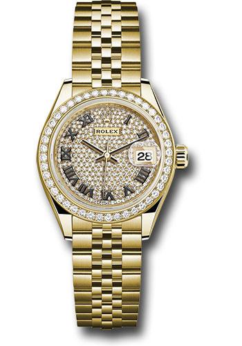 Pre-owned Rolex Yellow Gold Lady-Datejust — 279138RBR