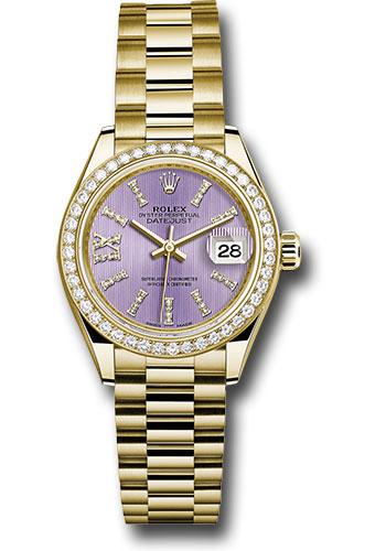 Pre-owned Rolex Yellow Gold Lady-Datejust — 279138RBR