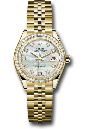 Pre-owned Rolex Yellow Gold Lady-Datejust — 279138RBR