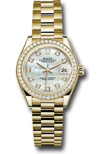Pre-owned Rolex Yellow Gold Lady-Datejust — 279138RBR