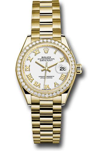 Pre-owned Rolex Yellow Gold Lady-Datejust — 279138RBR