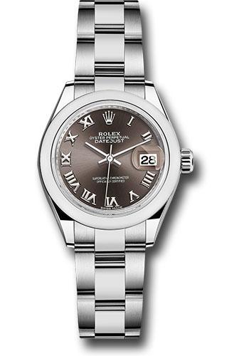 Pre-owned Rolex Steel Lady-Datejust 28 — 279160