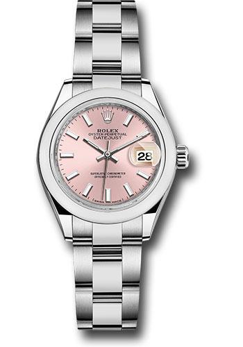 Pre-owned Rolex Steel Lady-Datejust 28 — 279160