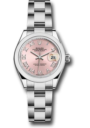Pre-owned Rolex Steel Lady-Datejust 28 — 279160
