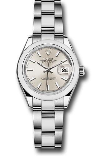 Pre-owned Rolex Steel Lady-Datejust 28 — 279160