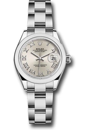 Pre-owned Rolex Steel Lady-Datejust 28 — 279160