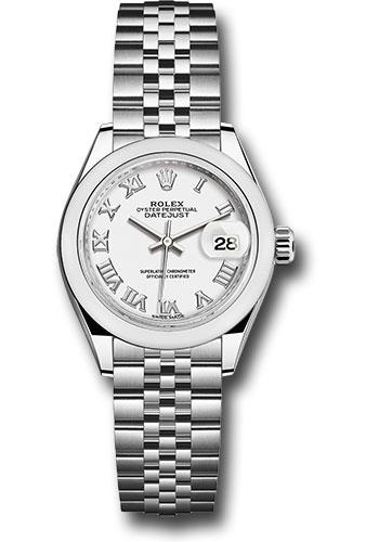 Pre-owned Rolex Steel Lady-Datejust 28 — 279160