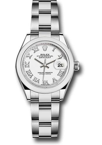 Pre-owned Rolex Steel Lady-Datejust 28 — 279160