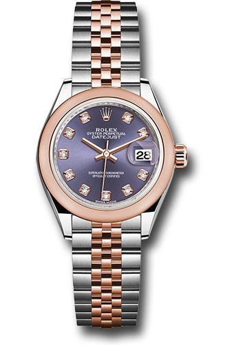Pre-owned Rolex Steel and Everose — 279161