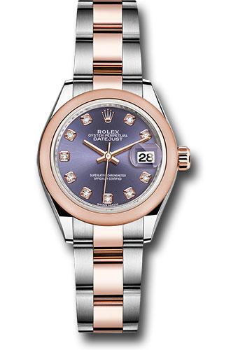 Pre-owned Rolex Steel and Everose — 279161