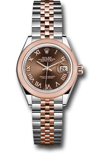 Pre-owned Rolex Steel and Everose — 279161