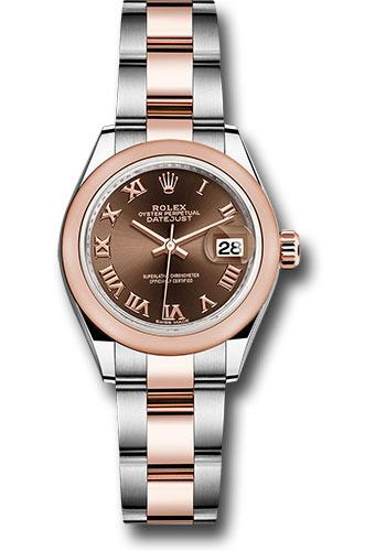 Pre-owned Rolex Steel and Everose — 279161