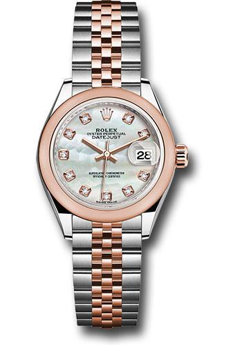 Pre-owned Rolex Steel and Everose — 279161