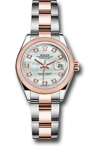 Pre-owned Rolex Steel and Everose — 279161