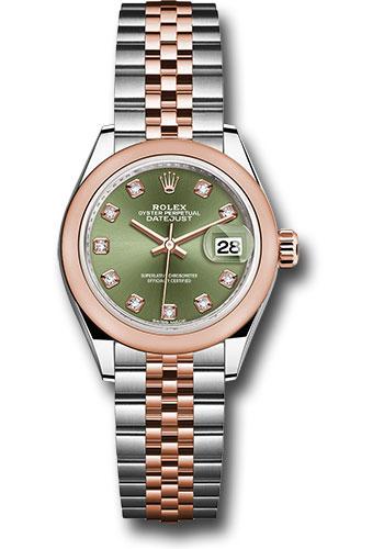 Pre-owned Rolex Steel and Everose — 279161