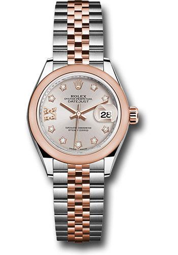 Pre-owned Rolex Steel and Everose — 279161