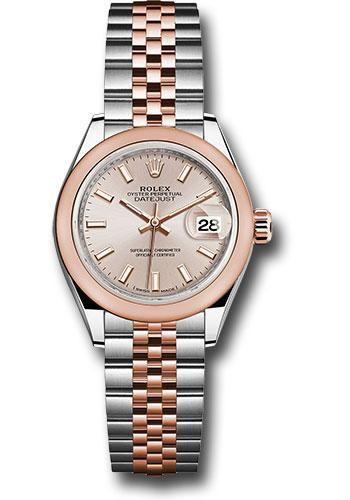 Pre-owned Rolex Steel and Everose — 279161
