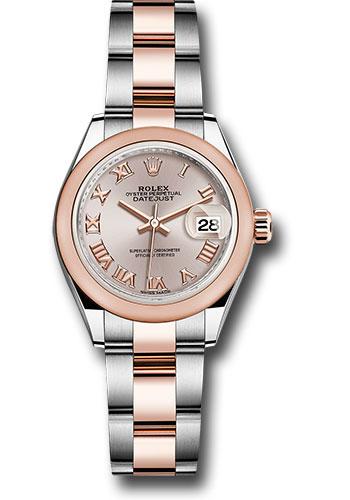 Pre-owned Rolex Steel and Everose — 279161