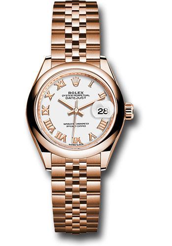 Pre-owned Rolex Everose Gold Lady-Datejust — 279165