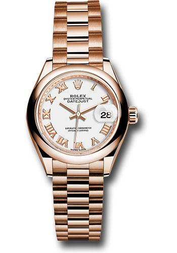 Pre-owned Rolex Everose Gold Lady-Datejust — 279165