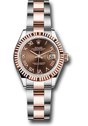 Pre-owned Rolex Steel and Everose — 279171