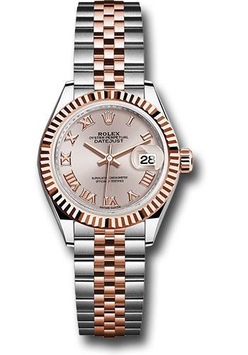 Pre-owned Rolex Steel and Everose — 279171