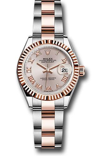 Pre-owned Rolex Steel and Everose — 279171