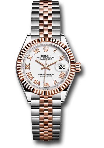 Pre-owned Rolex Steel and Everose — 279171