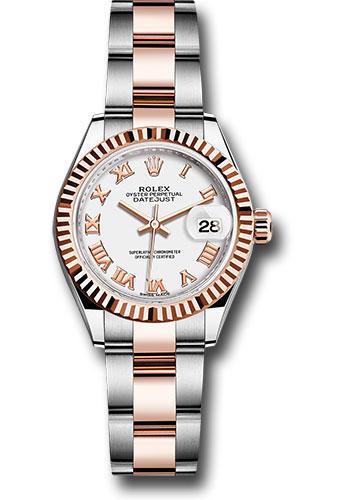 Pre-owned Rolex Steel and Everose — 279171