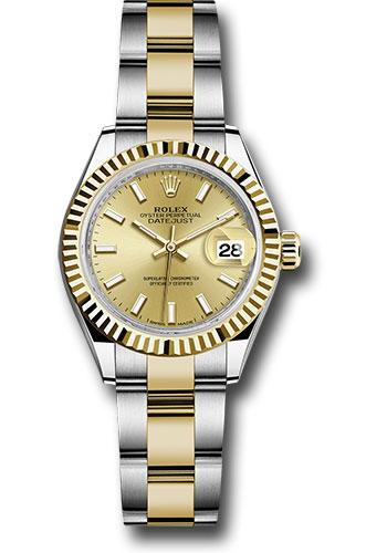 Pre-owned Rolex Steel and Yellow — 279173