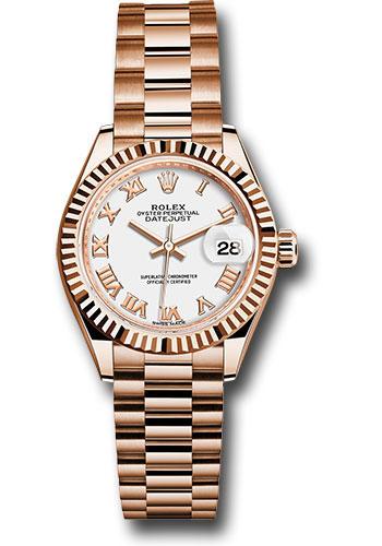 Pre-owned Rolex Everose Gold Lady-Datejust — 279175