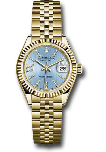 Pre-owned Rolex Yellow Gold Lady-Datejust — 279178