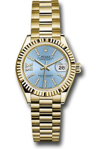 Pre-owned Rolex Yellow Gold Lady-Datejust — 279178