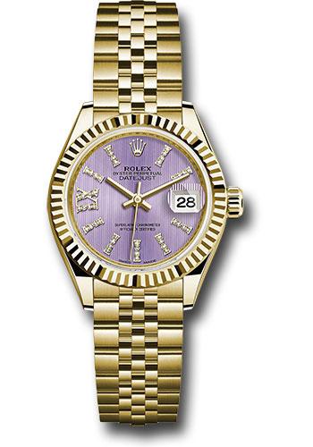 Pre-owned Rolex Yellow Gold Lady-Datejust — 279178